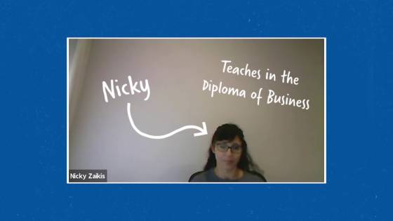 在线学习 - SAIBT 和南澳大学讲师 Nicky 的成功秘诀
