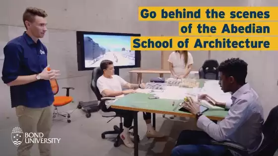 Werfen Sie einen Blick hinter die Kulissen der Abedian School of Architecture