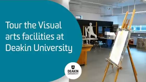 Visite as instalações de artes visuais da Deakin University
