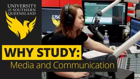 لماذا دراسة وسائل الإعلام والاتصالات في USQ